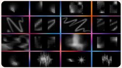 Dot examples shown in a grid of 4 by 4