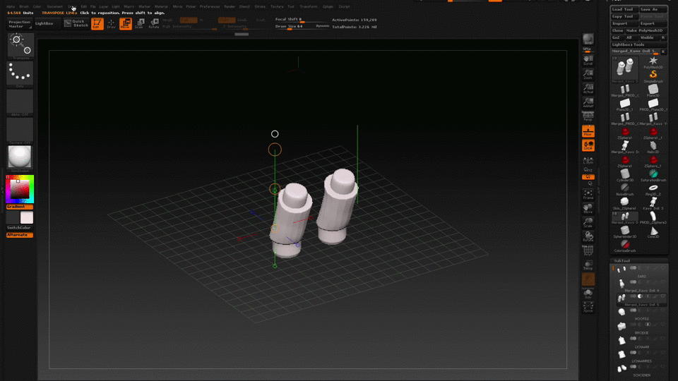 how does zbrush measure reral life units for 3d printing